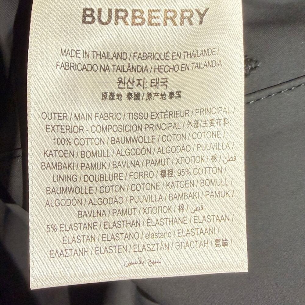 Sale ends 7/10 Burberry black midi trench coat with removable hood 2 - Picture 8 of 12